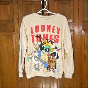 Warner Bros. Cream Looney Tunes Sweatshirt